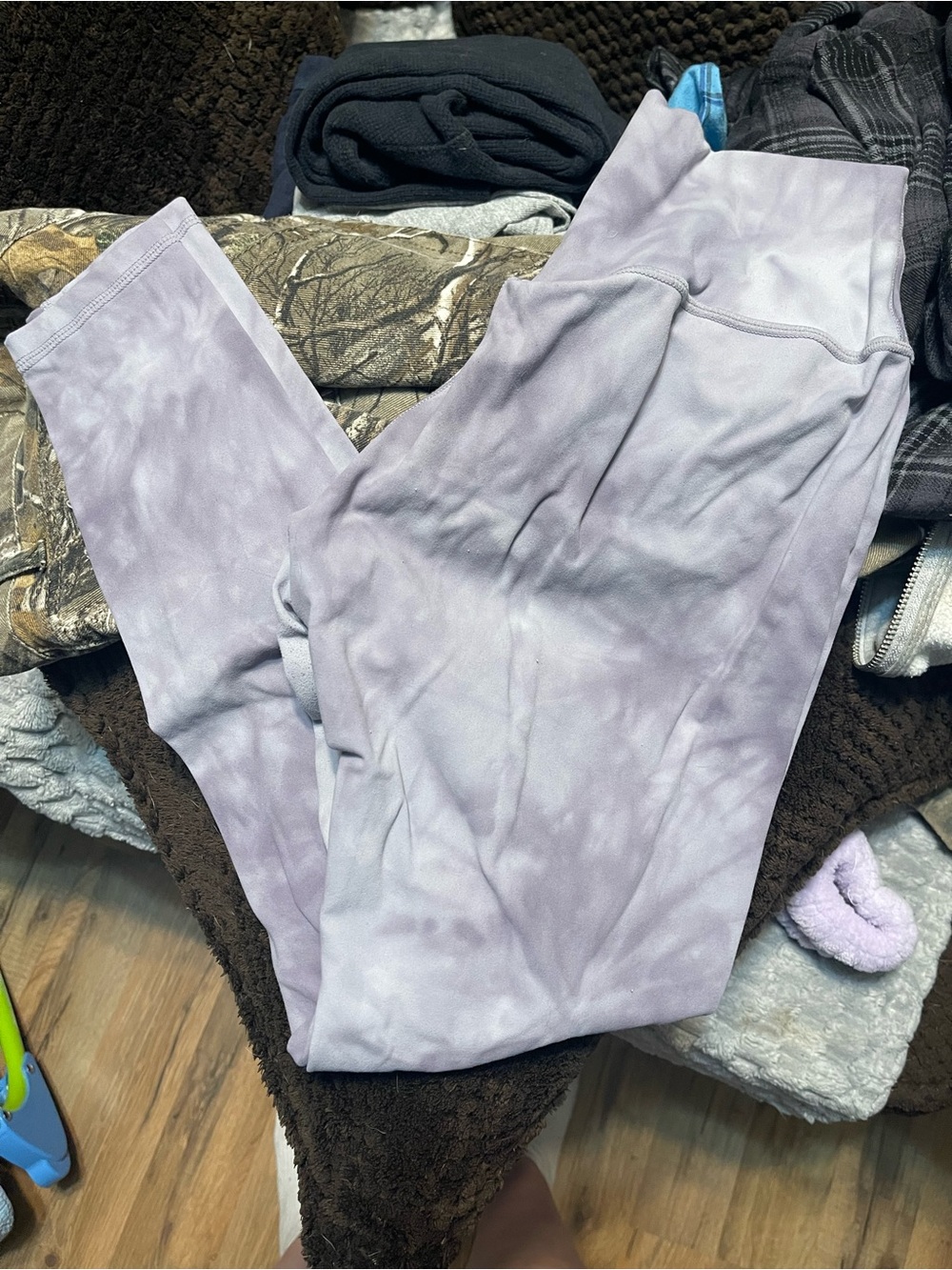 Popflex Lavender Tie-Dye Leggings